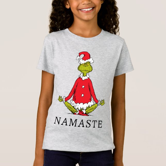 Camiseta Grinch | Namaste Santa Claus (Anverso)