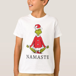 Camiseta Grinch   Namaste Santa Claus
