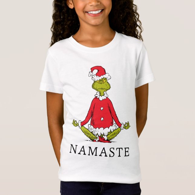 Camiseta Grinch | Namaste Santa Claus (Anverso)