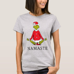 Camiseta Grinch   Namaste Santa Claus