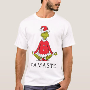 Camiseta Grinch   Namaste Santa Claus
