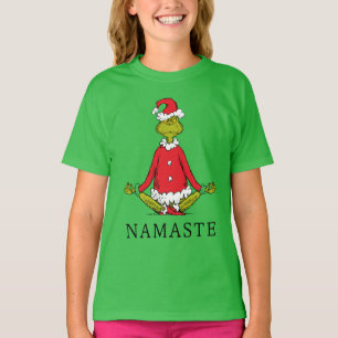 Camiseta Grinch Namaste Santa Claus