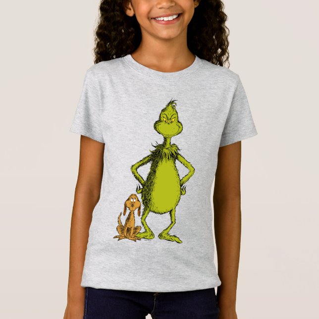 Camiseta Grinch | Postura de Max y Grinch (Anverso)