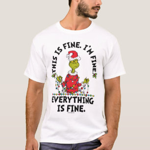 Camiseta Grinch Todo está bien