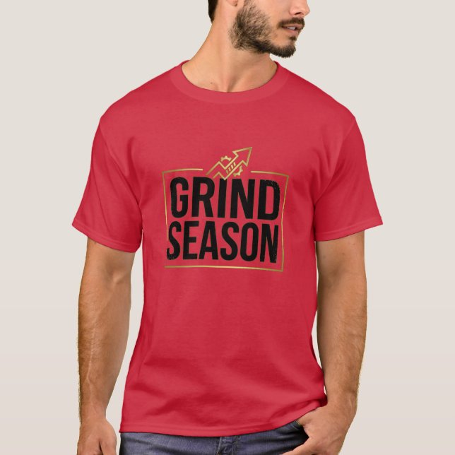 Camiseta Grind Season Hustle Logo (Anverso)
