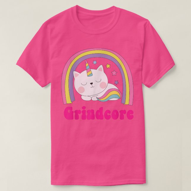 Camiseta Grindcore Mus de Grindcore con retro sarcástico (Diseño del anverso)