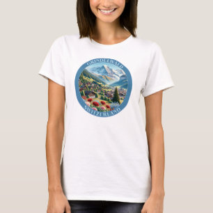 Camiseta Grindelwald Suiza y montaña Eiger