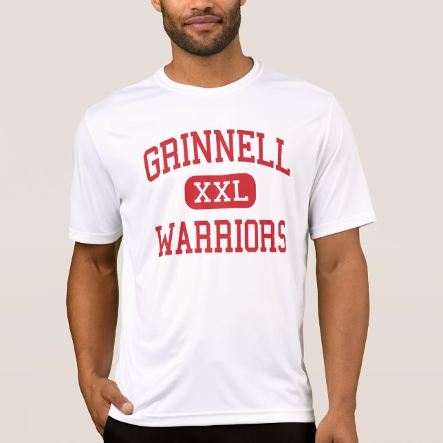 Camiseta Grinnell - guerreros - alto - Grinnell Kansas (Anverso)