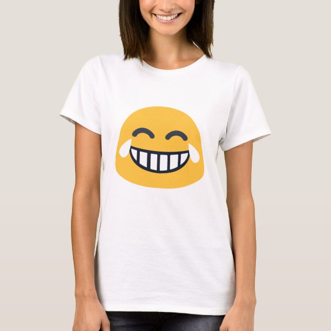 Camiseta Grinning Joy Emoji (Anverso)