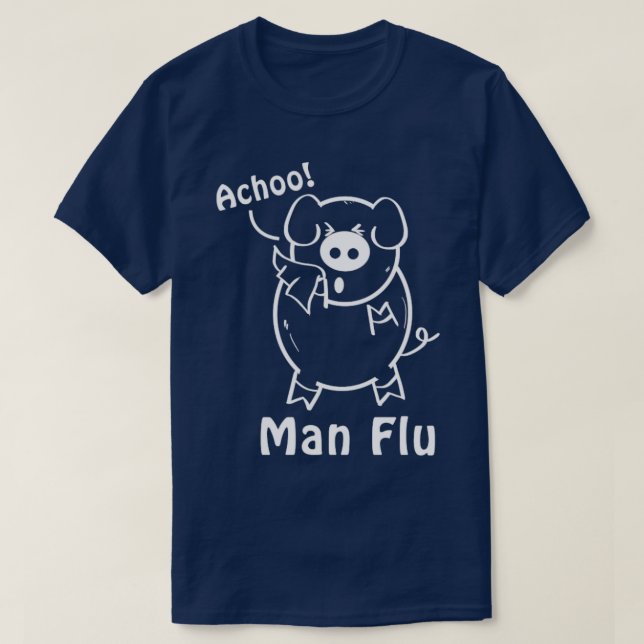 Camiseta Gripe Achoo Man (Diseño del anverso)