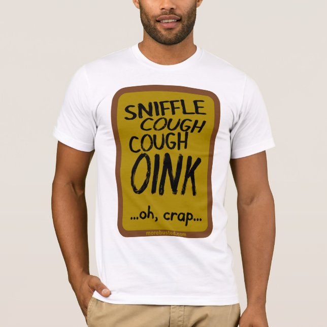 Camiseta Gripe de los cerdos (Anverso)