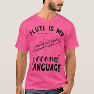 Camiseta Gripe por instrumento de música flutista fluida en