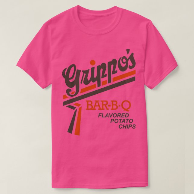 Camiseta grippos barbq fritas de papa T (Diseño del anverso)