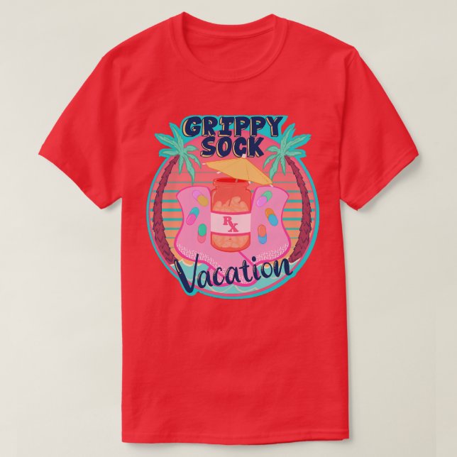 Camiseta Grippy Sock Vacation (Diseño del anverso)