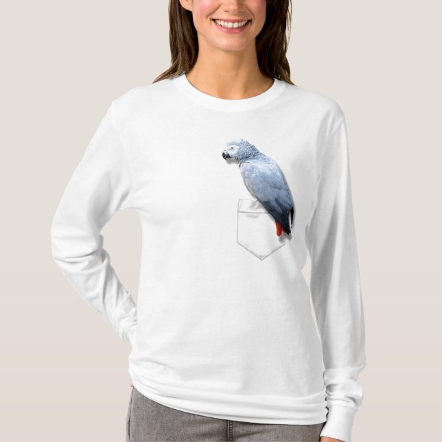 Camiseta Gris africano en tu bolsillo (Anverso)