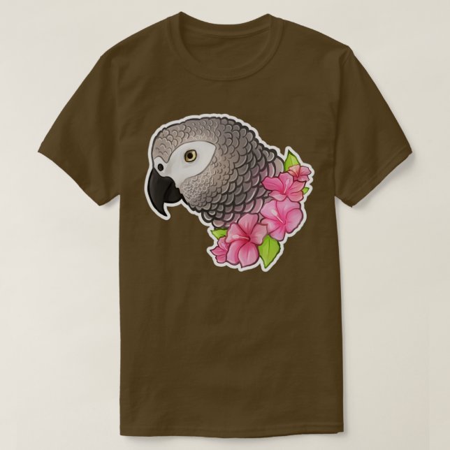 Camiseta Gris africano lindo (Diseño del anverso)