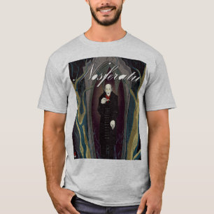 Camiseta gris básica de Nosferatu