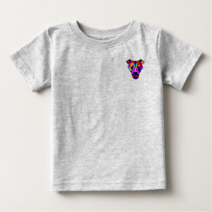 Camiseta gris bebé de Alexander's Dog bolsillo