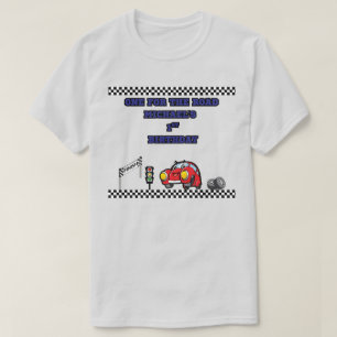 CAMISETA GRIS CENIZA PADRE UNO PARA EL AUTO DE CARRERAS FIE