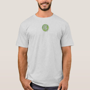 Camiseta gris clara del XL de los hombres