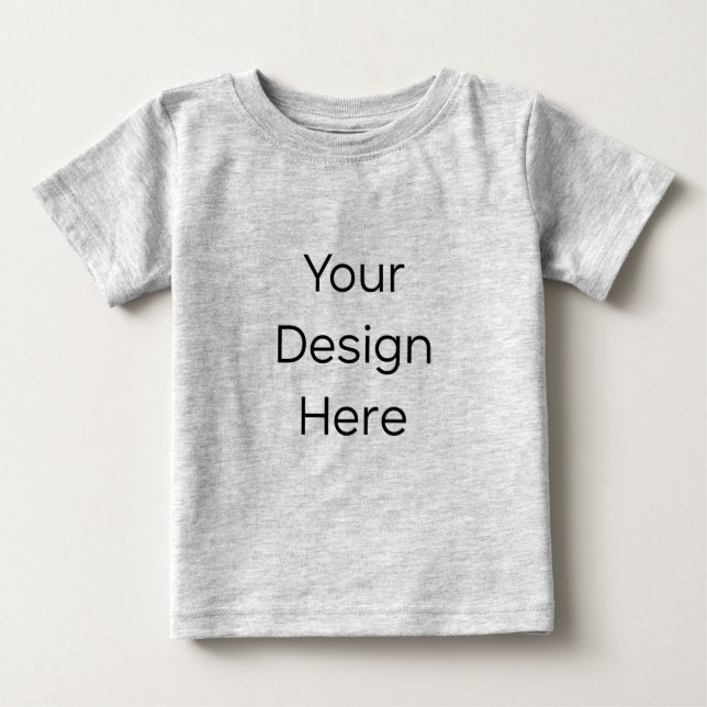 Camiseta gris de bebé (Anverso)