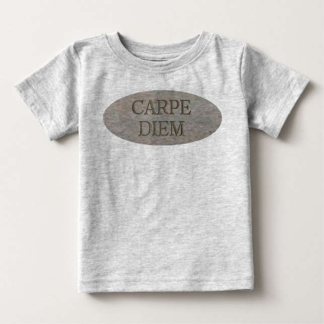 Camiseta gris de Carpe Diem Stone (Anverso)