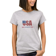 Camiseta gris de Estados Unidos