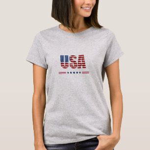 Camiseta gris de Estados Unidos