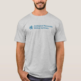 Camiseta gris de hombre con logotipo grande de AMB
