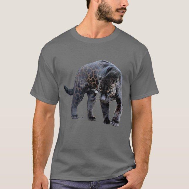 Camiseta gris de Jaguar Diablo (Anverso)