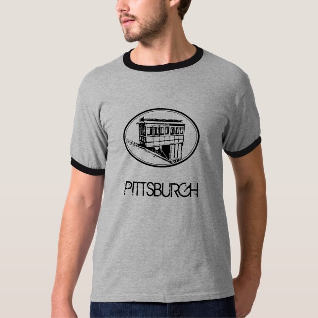 Camiseta Gris de la pendiente de Pittsburgh (Anverso)