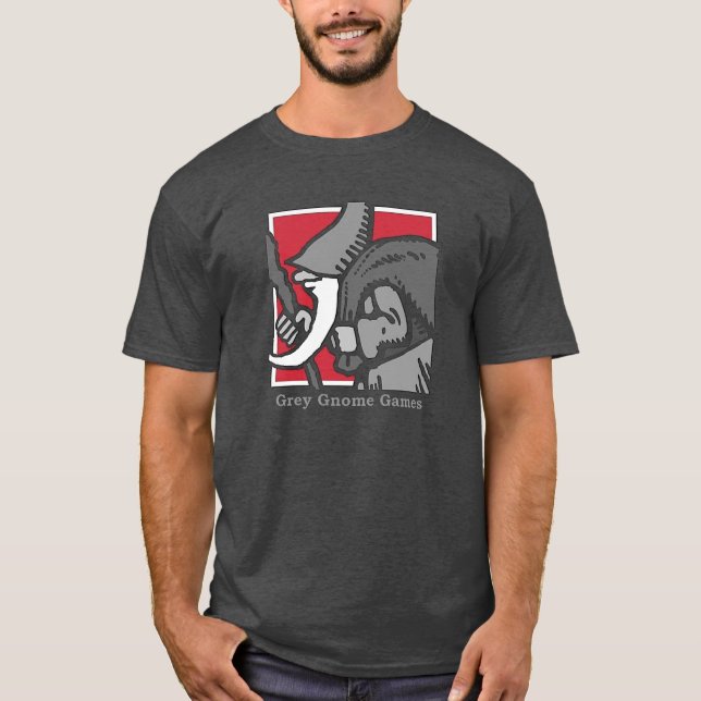 Camiseta gris de los juegos del gnomo (Anverso)