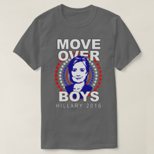 Camiseta gris de los muchachos de Hillary Clinton
