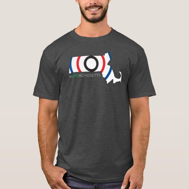 Camiseta Gris de MAXEACHUSETTS (Anverso)