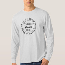 Camiseta gris de personal con logo promocional