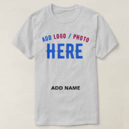 CAMISETA GRIS DE PERSONALIZABLE MODERNO ELEGANTE VERIFICADO