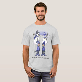 Camiseta gris del aniversario olvidado de los homb
