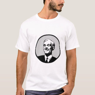 Camiseta Gris del círculo de Ron Paul