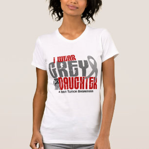 Camiseta Gris del desgaste del tumor cerebral I para mi
