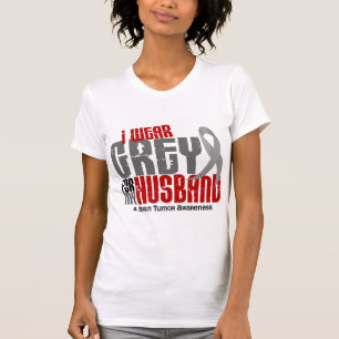 Camiseta Gris del desgaste del tumor cerebral I para mi