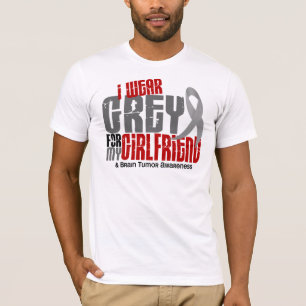 Camiseta Gris del desgaste del tumor cerebral I para mi