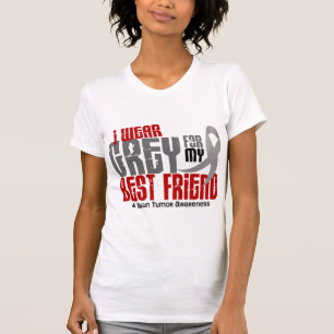 Camiseta Gris del desgaste del tumor cerebral I para mi