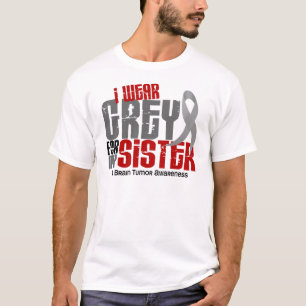 Camiseta Gris del desgaste del tumor cerebral I para mi