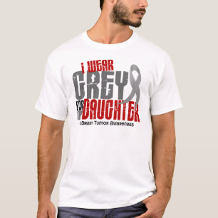 Camiseta Gris del desgaste del tumor cerebral I para mi