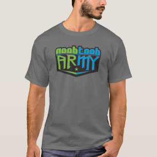 Camiseta Gris del ejército de Noobtoob