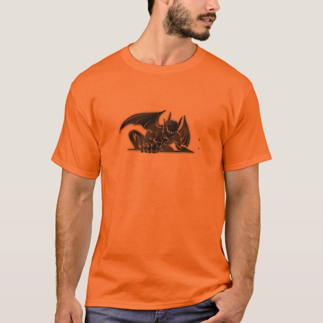 Camiseta Gris del Gargoyle (Anverso)