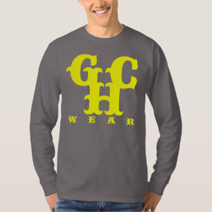 CAMISETA GRIS DEL HUMO DEL DESGASTE DEL GHC