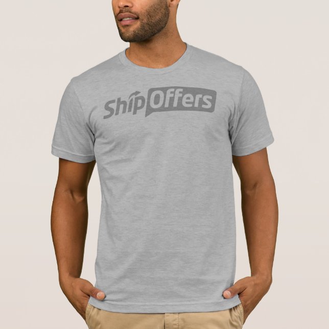 Camiseta Gris del logotipo (Anverso)