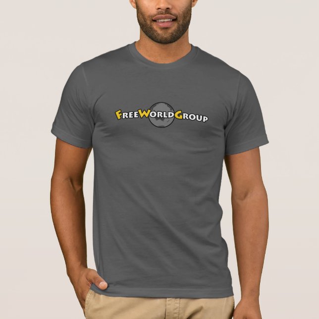 CAMISETA GRIS DEL LOGOTIPO DE FWG (Anverso)