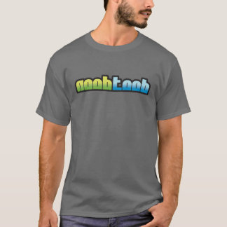 Camiseta Gris del logotipo de Noobtoob